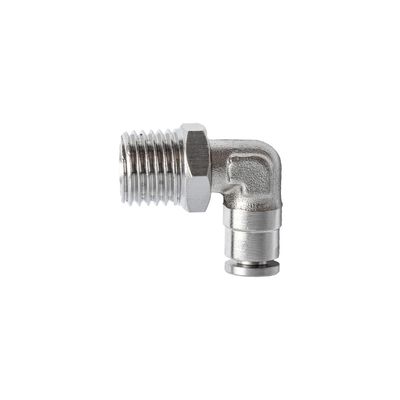 Metal Pu Fitting Elbow 4mm 1/4' M